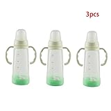 New Baby Cup Feeding Bottle Trainer Easy Grip Standard Plastic Handles Holder by COFFLED