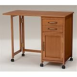 折畳みデスク 机 リビング 家具 インテリア ブラウン