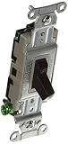 Hubbell CS120 Commercial Specification Switch, Single Pole, 20 amp, 120/277V, Brown (Pack of 10) by 