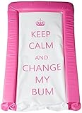 It's A Baby Keep Calm and Change My Bum Changing Mat (Hot Pink) by It's A Baby
