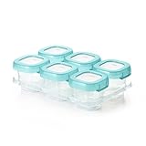 OXO Tot Baby Blocks Food Storage Containers Aqua 2 oz [並行輸入品]
