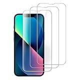 JETech iPhone 13 mini (5.4インチ専用) 全面保護フィルム 9H強化ガラスフィルム ケースに干渉なし HDクリア 3枚セット