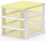 サンコープラスチック 収納引き出し ストッキー SA-403 A4タイプ イエロー 約幅26.4×奥行34.9×高さ28.1cm