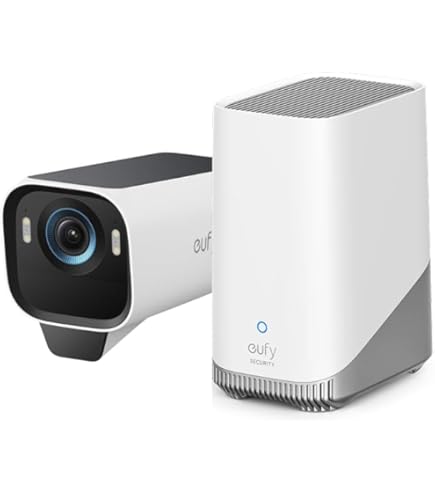 デニム　Anker Eufy Solocam 屋外カメラ S340 Anker Eufy SoloCam S340（屋外カメラ）ソーラー充電 / 360°撮影