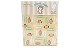 Honey Baby 100% Cotton Neutral Fitted Crib & Toddler Bed Sheet (Monkey Business) by HONEYBABY