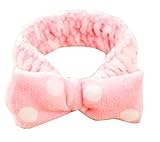 hosaireゴムヘッドバンドテリー布SpaリボンBowメイクアップコスメティックシャワーゴムヘアバンドHairlaceヘッドバンド UNEL145142Y5FFY44