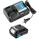 Ehomtikk 互換 BL1015 マキタ10.8vバッテリー DC10WD充電器付き マキタ バッテリー10.8V 3.0Ah BL1015 BL1030 BL1040 BL1050 BL1060 A-59863など対応 マキタ 10.8v 互換バッテリー 充電器セット