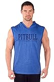Pitbull Gym Sleeveless Athletic Hoodie (X-large Vintage Royal) [並行輸入品]