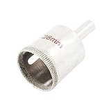 uxcell ホールソー　タイル　セラミック　ガラス　28mm　直径　ダイヤモンド　コート　ドリル工具　5cmロング