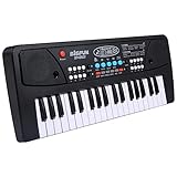 Btuty USB電子オルガン エレクトリックピアノ マイク付き 電子キーボード 内蔵ステレオスピーカー