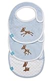 Lassig Lela Deer Bib Value Assortment Pack, Light Blue, 11 Inch by HABA [並行輸入品]