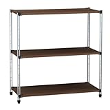 木天板ラック liberte（リベルテ） 3段 幅95cm 【連結可能タイプ】 木製 棚 シェルフ オープンラック