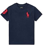 [POLO RALPH LAUREN (ポロラルフローレン)] コットンジャージークルーネックTシャツ ベビー 男の子 ネイビー 90cm (24ヶ月) [並行輸入品]