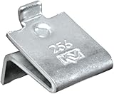 Knape＆Vogt、256、頑丈、ほぞ穴マウント柱形クリップ、スチール、亜鉛メッキ、forソリッドシェルフ