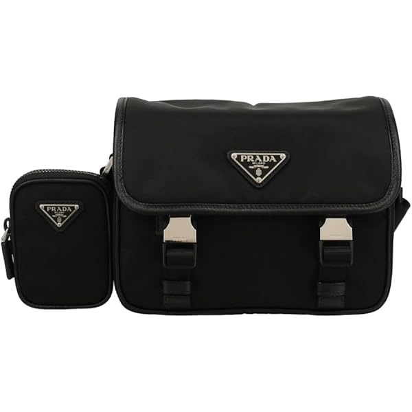 プラダ ショルダーバッグ - BT0953 黒 PRADA(プラダ) ロゴプレート ナイロンショルダーバッグ BT0167 BT0167