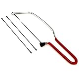 OriGlam マジックのこぎり マルチパーパスhandsaws、 ミニボウ弓のdiy木工手金属の金属ツール u形 マジックのこぎり刃ブレードの交換 ウッドガラス金属木工