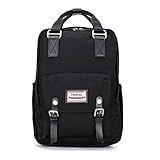 kissfairyママバッグレディースバッグマザーバッグ旅行バックパック品質おむつバッグデイパック多機能防水Nappyバッグ L ブラック