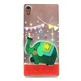UNEXTATI Xperia Z3 ケース 高級 TPU ハードカバー 超薄型ケース カバー 衝撃吸収 全面保護 脱着簡単 クリア 透明 Sony Xperia Z3カバー Cover (P1 グリ
