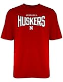 NCAA Nebraska CornhuskersメンズEverlasting Tee、M、レッド