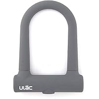 ユーラック(Ulac)自転車 鍵 BROOKLYN シリコンカバー自転車用U字ロック 76mm×128mm UL-SU3