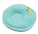 Anniversarich ベビー枕 赤ちゃん枕 ベビーピロー ドーナツ枕 タオル生地 (ブルー)