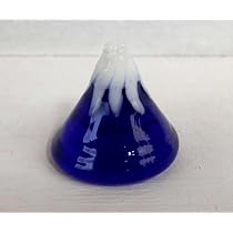 Amazon.co.jp: ガラス細工 富士山(ブルー) : ホーム＆キッチン