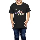 かわいい ボーイとガール パワーパフ ガールズ Ｔシャツ 100%棉 Black Size 4 Toddler