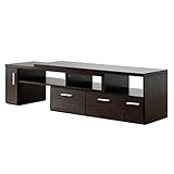 タンスのゲン テレビ台 伸縮 コーナー 32型対応 ウィング ブラウン 39070016 ABR