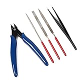 KiloNext プラモデル 入門用 工具 セット ニッパー ヤスリ 3種 シール用 ピンセット付