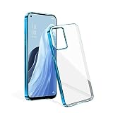 NPOFR SXMO For oppo Reno9a /7a 用の ケース クリア TPU 薄型 軽量 ソフト メッキ加工 耐衝撃 ストラップホール スマホケース 対応 oppoReno7a OPG04 A201OP CPH2353 携帯カバー 滑り止め (ブラック)