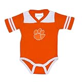 Clemson Tigers 2つトーンFootball NCAA College新生児幼児赤ちゃんクリーパー カラー: オレンジ