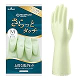 ショーワグローブ(Showaglove) 日本製・ケース販売・ハンドケア ナイスハンドさらっとタッチ Lパールグリーン 10双入×12袋
