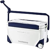 シマノ(SHIMANO) クーラーボックス 釣り用 25L スペーザ ライト キャスター付き 250 NS-E25U ピュアホワイト