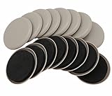 スマートサーフェス8295 3 – 1 / 2 "ラウンドカーペット家具スライダー16-pack in Resealableバッグ