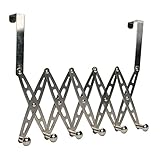 ShineMeをドアのフック5ハンガーラック省スペースの布バッグホルダーコート、帽子、Robes、タオルでキーキッチンキャビネットバス寝室ホームオフィス装飾 Stainless steel hook