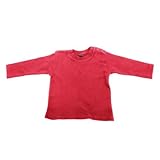 Babybugz Baby Girl Long Sleeve Tee / Baby And Toddlerwear (3-6) (Red) by BABYBUGZ