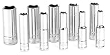 Powerbuilt 640538 1/4-Inch Drive Metric Deep Socket Set, 10-Piece [並行輸入品]
