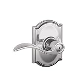 Schlage F40ACC625 Accent Privacy Lever, Bright Chrome Schlage Lock Company [並行輸入品]