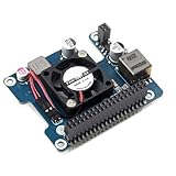 RPI 5 用 PoE HAT、冷却ファンおよびラックマウント型 802.3af/at Over Ethernet 拡張 802.3af/at