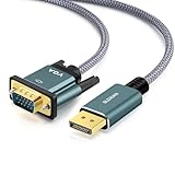 SLDXIAN Displayport VGA 変換 ケーブル DisplayPort （ディスプレイポート）- VGA アダプター DP 