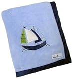 Nautica Zachary Coral Fleece Blanket by Crown Crafts Inc [並行輸入品]