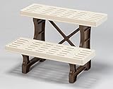 外山産業 フラワースタンド 2段450 マロン色