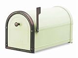Architectural Mailboxes Coronado Mailbox with Antique Copper Accents, Sand [並行輸入品]