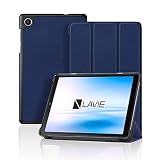 NEC LAVIE Tab T8（T0855/GAS, TAB08/H04） 用 ケース カバー 保護ケース タブレットケース【NOUKAJU】 対応 Tab T8（T0855/GAS, TAB08/H04）8インチ タブレット収納ケース 軽量 薄型 耐衝撃 傷つけ防止 スタンド機能 角度調整 (ブルー)