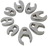Sunex 9708 8 Piece 3/8-Inch Drive Fractional Crowfoot Flare Nut Wrench Set [並行輸入品]