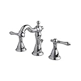 Ultra Faucets UF55210 Traditional Collection Two-Handle Widespread Bathroom Sink Faucet, Chrome [並行輸