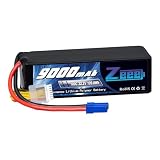 ゼエエ Zeee 6S リポバッテリー 9000mAh 22.2V 100C EC5プラグ付き 大容量バッテリー RCカー用 RC飛行機用 RCトラック用 無人機用など