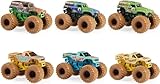 Monster Jam Mystery Mudders 公式ダイキャストモンスタートラック Wash to Reveal 1:64スケール (El Toro Loco)