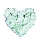 人工花バラの花びらバレンタイン結婚祝い記念日の装飾-?ライトグリーン