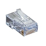 ブラックボックスcat6 ez-rj45モジュラープラグ、50-pack